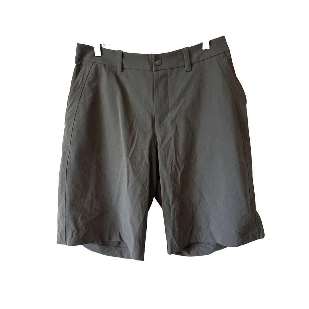 Lululemon Pacebreaker Black Linerless Mens Shorts Size 31 LM7BX6S